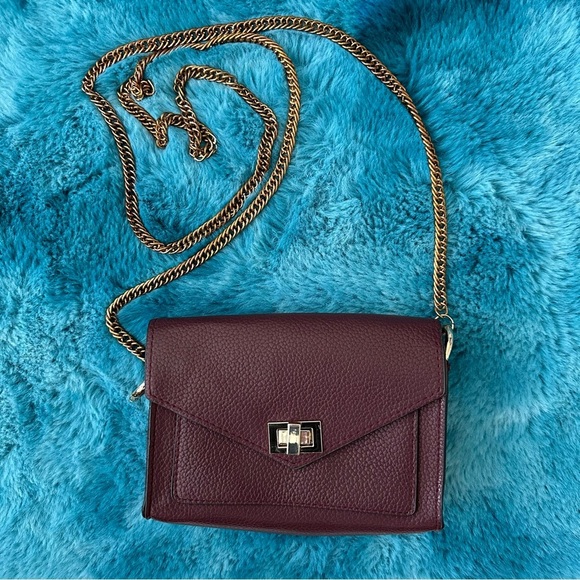 Women’s Faux Leather Turn Lock Crossbody - Picture 1 of 16